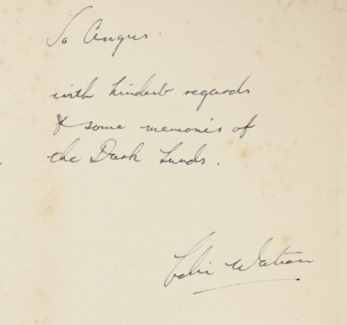 Watson, Colin - 2 works - Coffin Scarcely Used, 1st edition, 8vo, author’s presentation inscription to front fly leaf, cloth with unclipped d/j, Eyre & Spottiswood, London, 1958 and Loneyheart 4122, 1st edition, 8vo, in